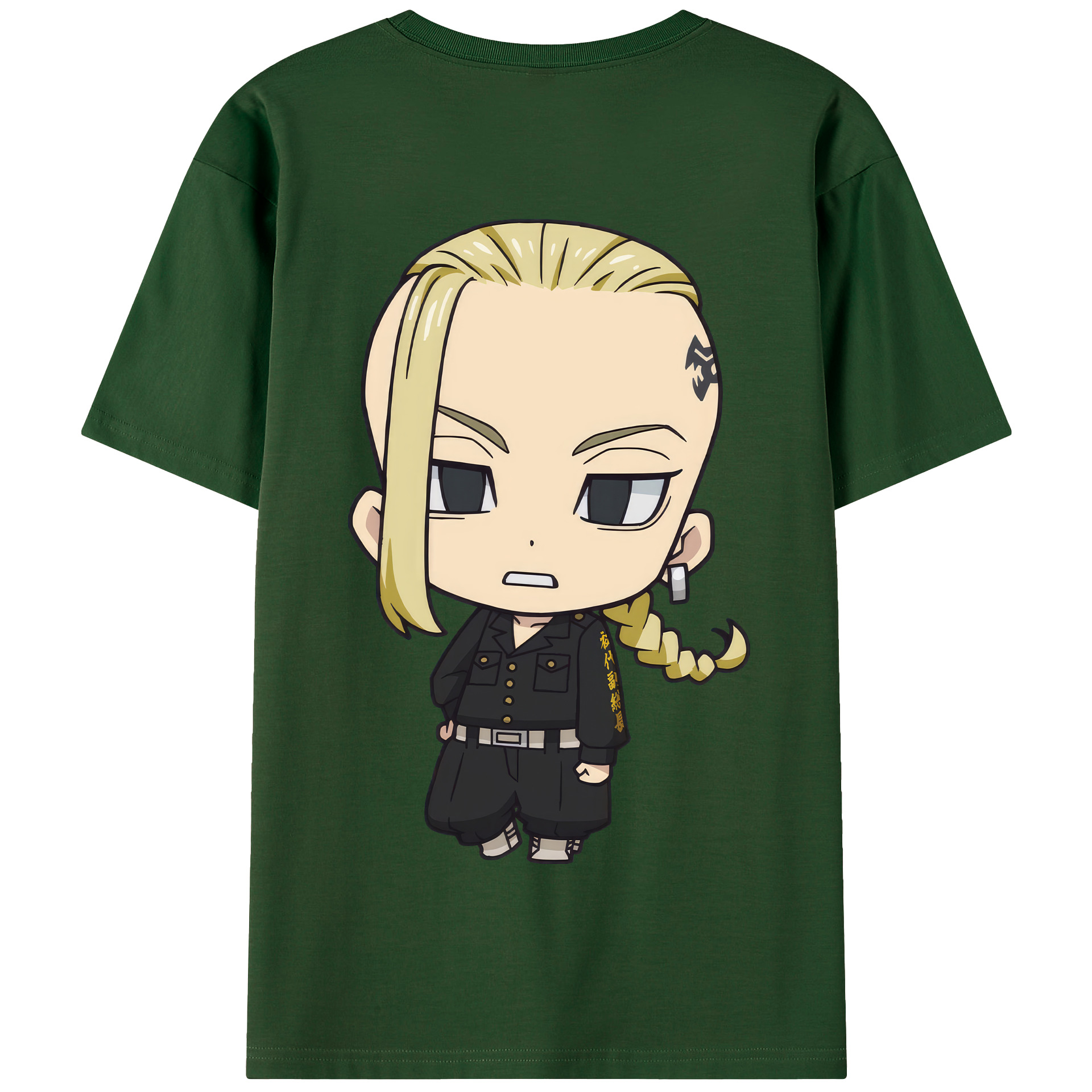 （画像用） 東京リベンジャーズ Tokyo Revengers 綿100％半袖Tシャツ（背面プリント）
